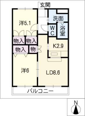 さくらはうす川辺 1階