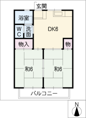 シルクハイツ 2階