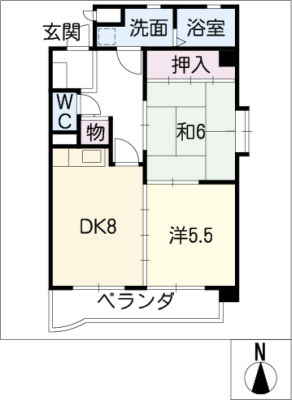 マンション　ベルエア 2階