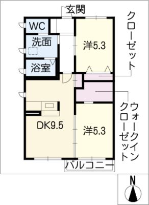 メゾンＭＫＳ　Ａ棟 1階