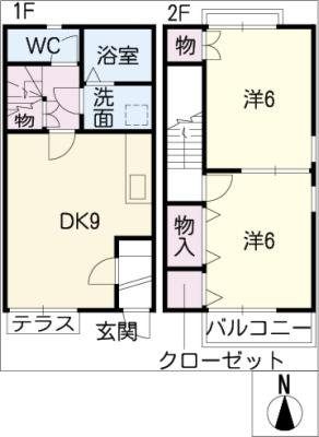 メゾネットヨシダA・B・C 1階