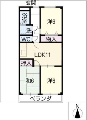 ファミール宮 3階