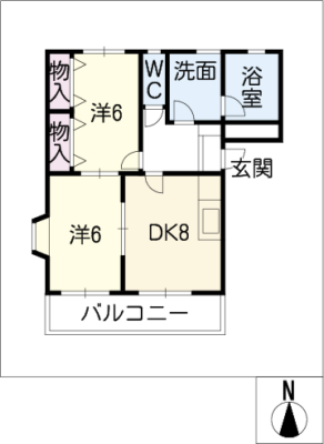 コーポアリス 2階