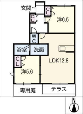 ニッケノーブルハイツ甚目寺 1階