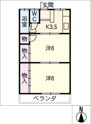 坂牧ハイツ 1階