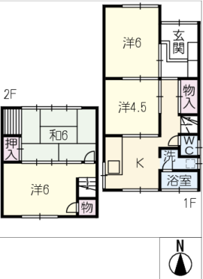 大治町三本木米野貸家Ⅱ