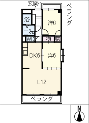 一光ハイツ七宝４０７号 4階