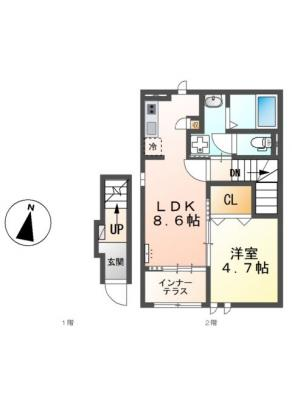 プランドール 2階