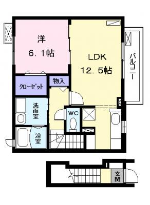 ラフレシール 2階