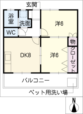 ペットシャトー 2階