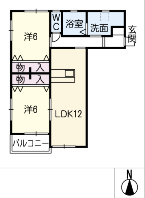 コミーテ薮田　Ｂ棟 2階