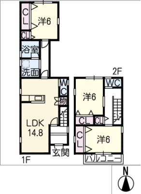 仮）笠松町宮川貸家