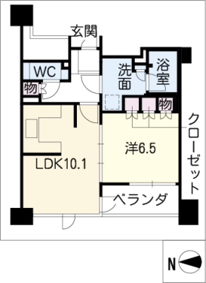 久屋アインス１１０２号 11階