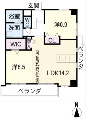 ラクラーレ泉 5階