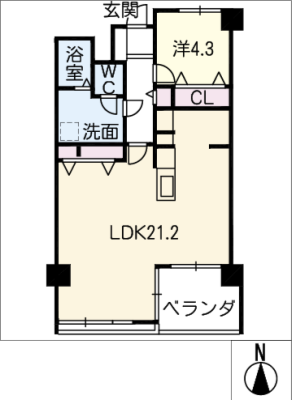 ﾗｲｵﾝｽﾞﾏﾝｼｮﾝ東桜　１１１４号室 11階