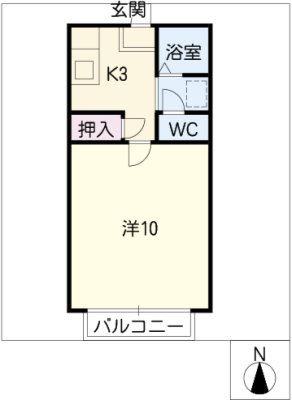 ローズⅡ 2階