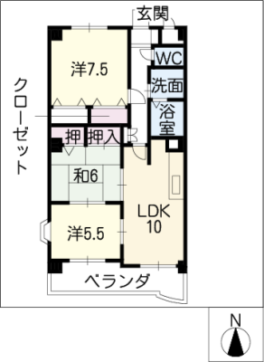 ボヌールメゾンみかさ 4階