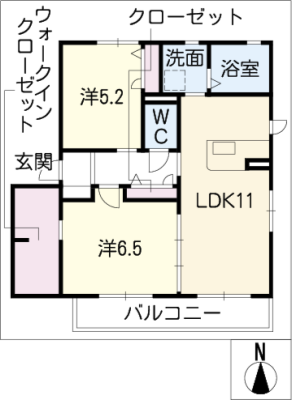 ミーテルーチェ　Ｃ棟 1階