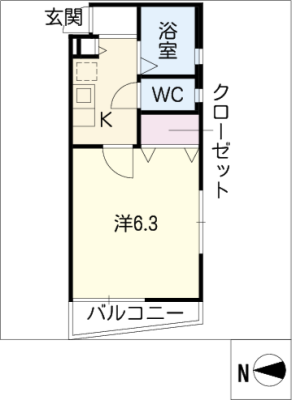 チェリーコーポ 1階