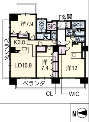 ﾛｲﾔﾙﾊﾟｰｸｽERささしま（西棟）