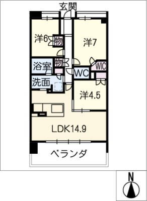 ﾊﾟｰｸﾅｰﾄﾞ名古屋駅203号室 2階
