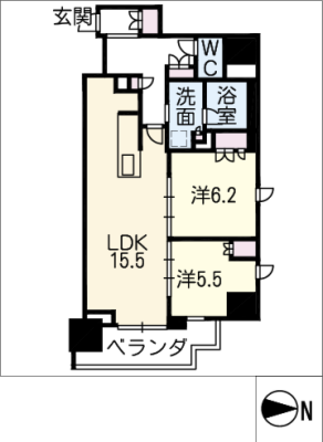 プラウドタワー名駅南　１９０３