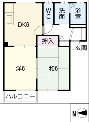 グロリア筏場 2階