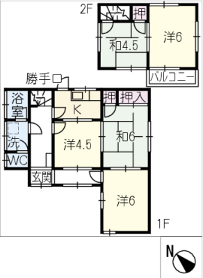 愛西市須依町貸一軒家 