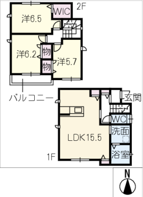 ベルリード佐屋Ｅ 