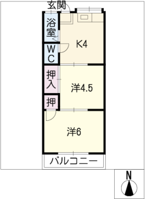 コーポ分地 2階