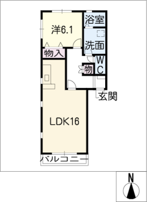 ルミーナ天花寺 2階