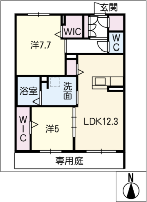 プラシード・Ｍ 1階