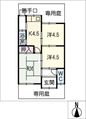 九之坪神明２５貸家 