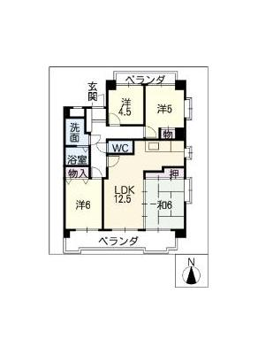 スカイヒルズ植田 4階