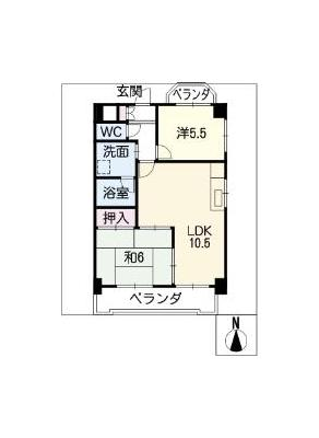 リヴァーサイド植田 4階