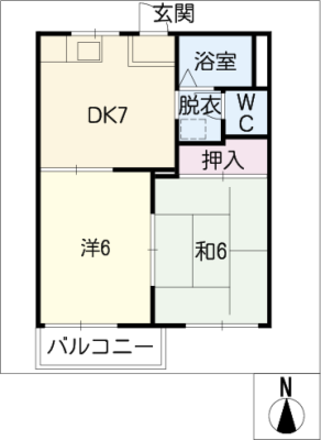 ファミール竹の山 1階