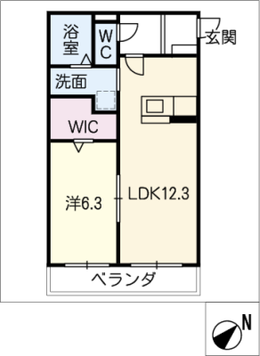 スカイハート 1階