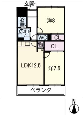 ハイライズ鴨田 5階