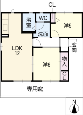 ベルタウンオリーブＨ棟 1階