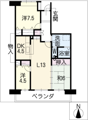 リバピア中央台１０棟３０２号