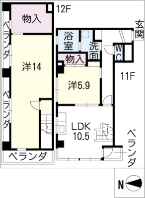 サン・フシミビル 12階