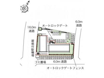 レオパレス扇 3階 駐車場