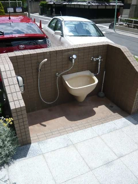 ペット足洗い場