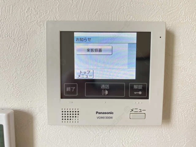 モニター付きインターホン