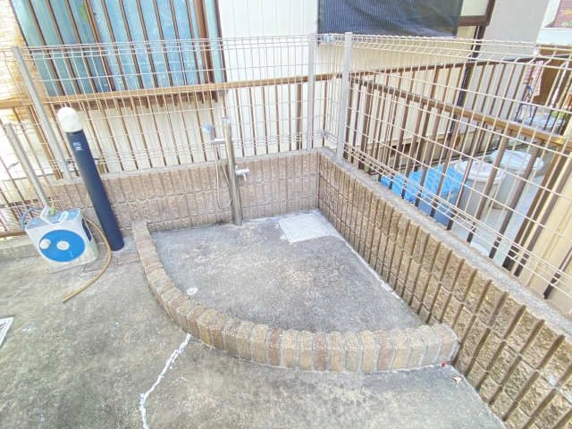 ペット用足洗い場