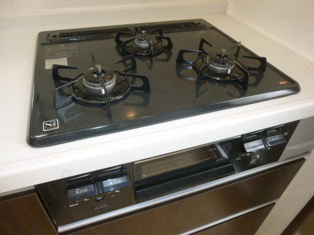 グリル付３口コンロ