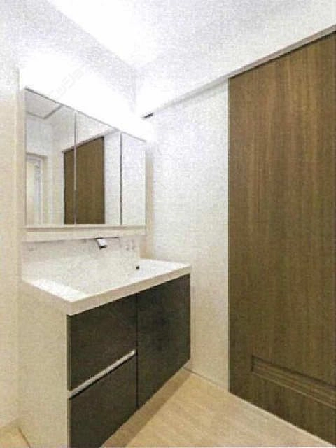 西号室洗面パース