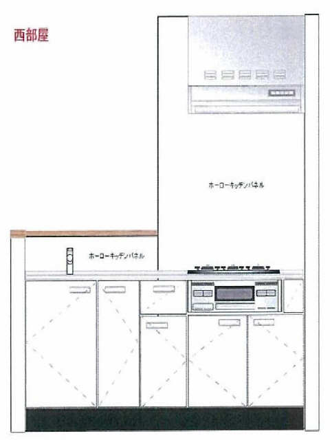 西号室キッチン