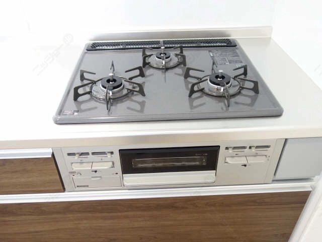 ３口グリル付コンロ