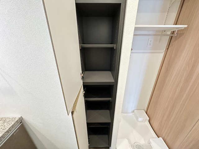 洗濯機横収納